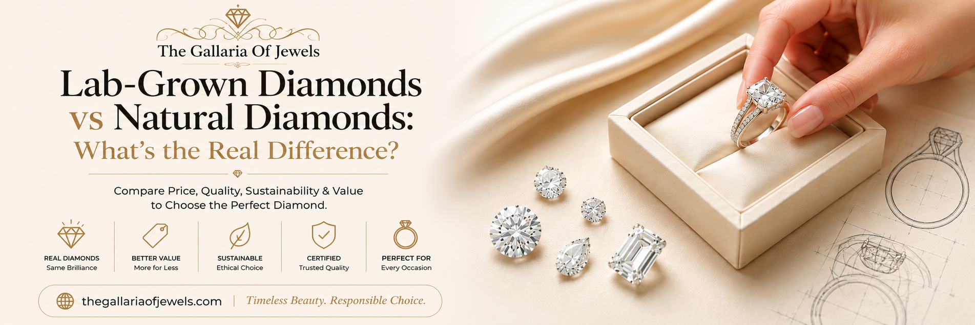 Lab-Grown Diamonds vs Natural Diamonds: What’s the Real Difference?
