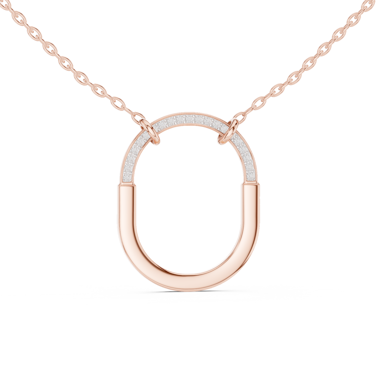 Delicate Tiffany Lab-Grown Diamond Pendant Necklace in 14K Rose Gold