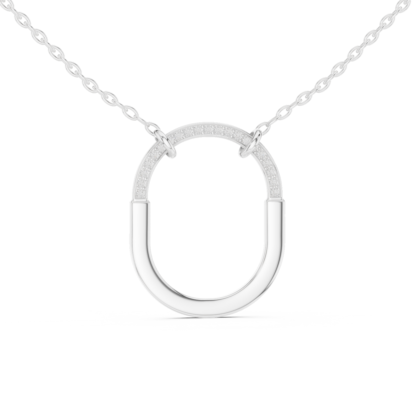 Delicate Tiffany Lab-Grown Diamond Pendant Necklace in 14K Rose Gold