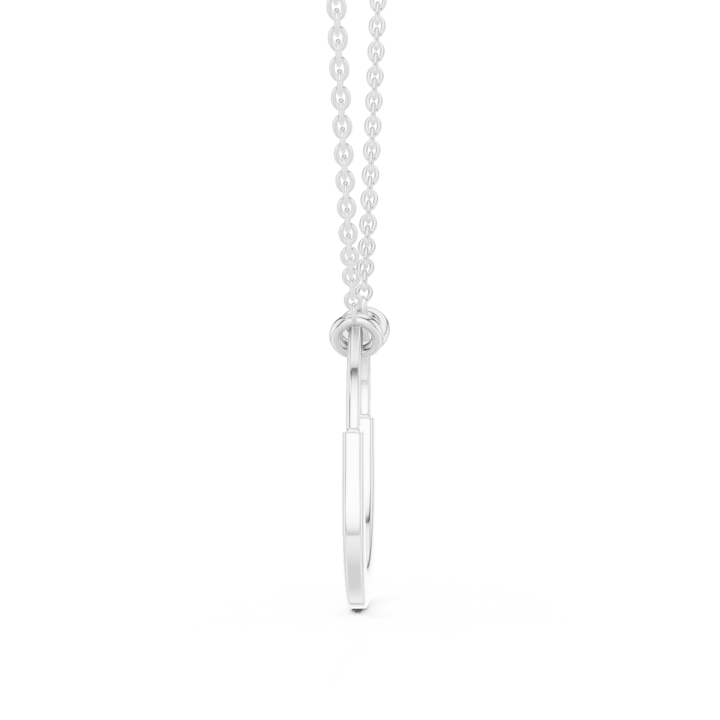 Delicate Tiffany Lab-Grown Diamond Pendant Necklace in 14K Rose Gold