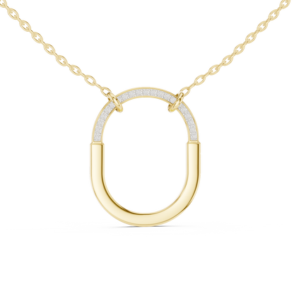 Delicate Tiffany Lab-Grown Diamond Pendant Necklace in 14K Rose Gold