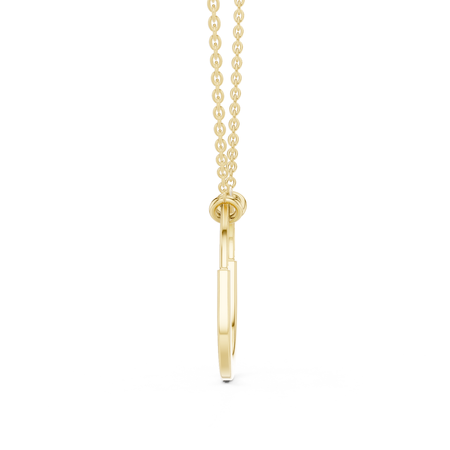 Delicate Tiffany Lab-Grown Diamond Pendant Necklace in 14K Rose Gold