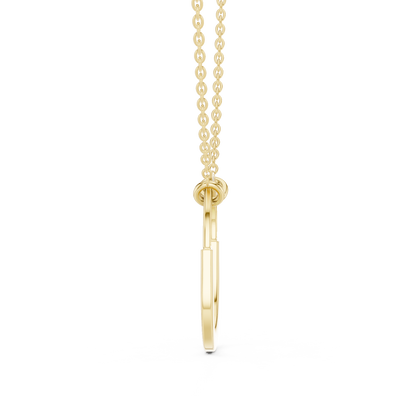Delicate Tiffany Lab-Grown Diamond Pendant Necklace in 14K Rose Gold