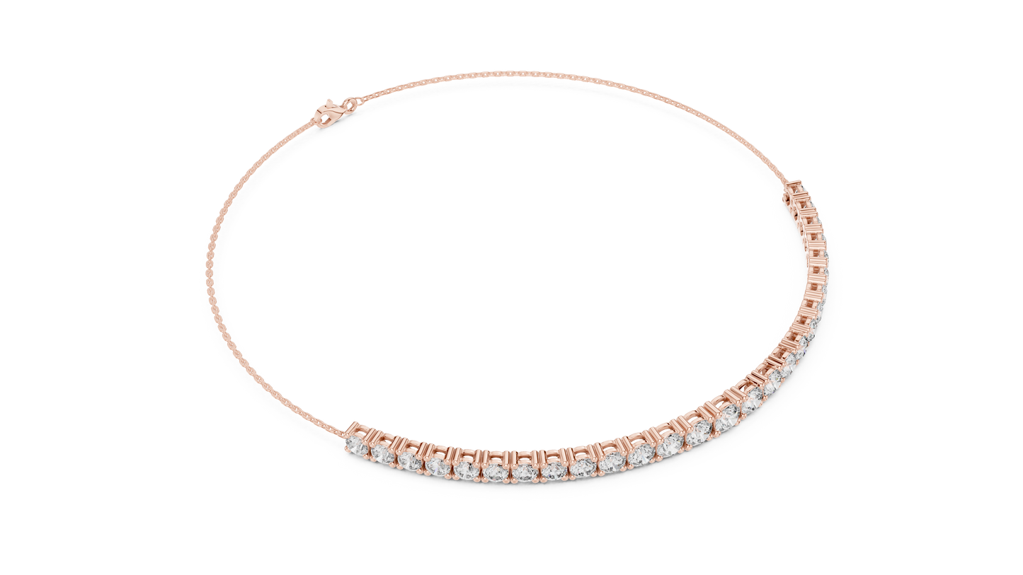 Diamond Tennis Chain Bracelet – Round Cut Luxury
