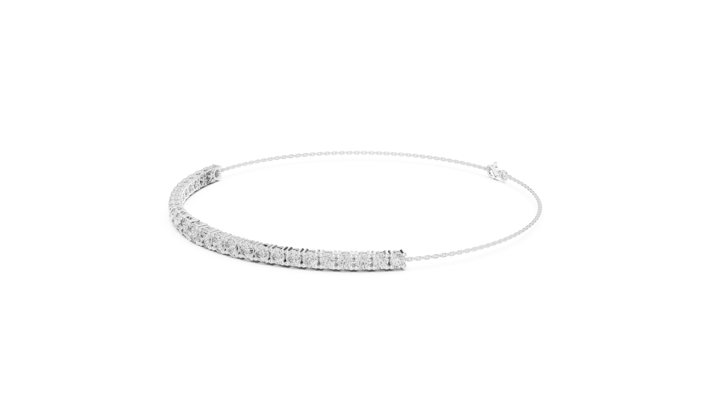 Diamond Tennis Chain Bracelet – Round Cut Luxury