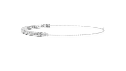 Diamond Tennis Chain Bracelet – Round Cut Luxury