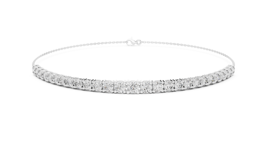 Diamond Tennis Chain Bracelet – Round Cut Luxury