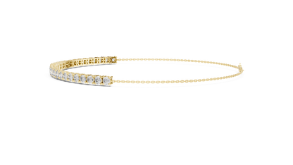 Diamond Tennis Chain Bracelet – Round Cut Luxury