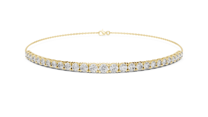 Diamond Tennis Chain Bracelet – Round Cut Luxury