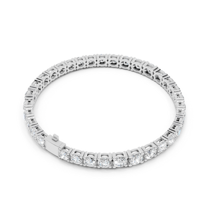 Rose Gold Diamond Tennis Bracelet – Round Cut Elegance