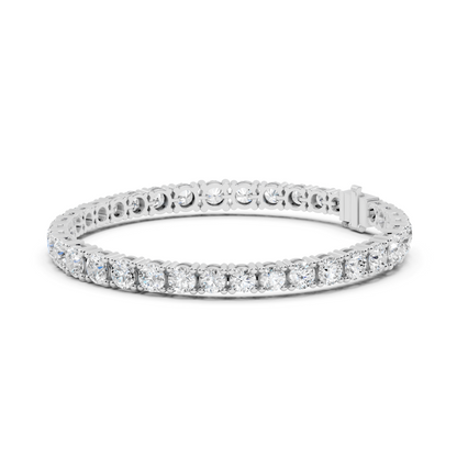 Rose Gold Diamond Tennis Bracelet – Round Cut Elegance
