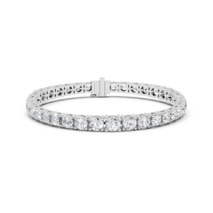Rose Gold Diamond Tennis Bracelet – Round Cut Elegance