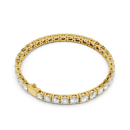 Rose Gold Diamond Tennis Bracelet – Round Cut Elegance