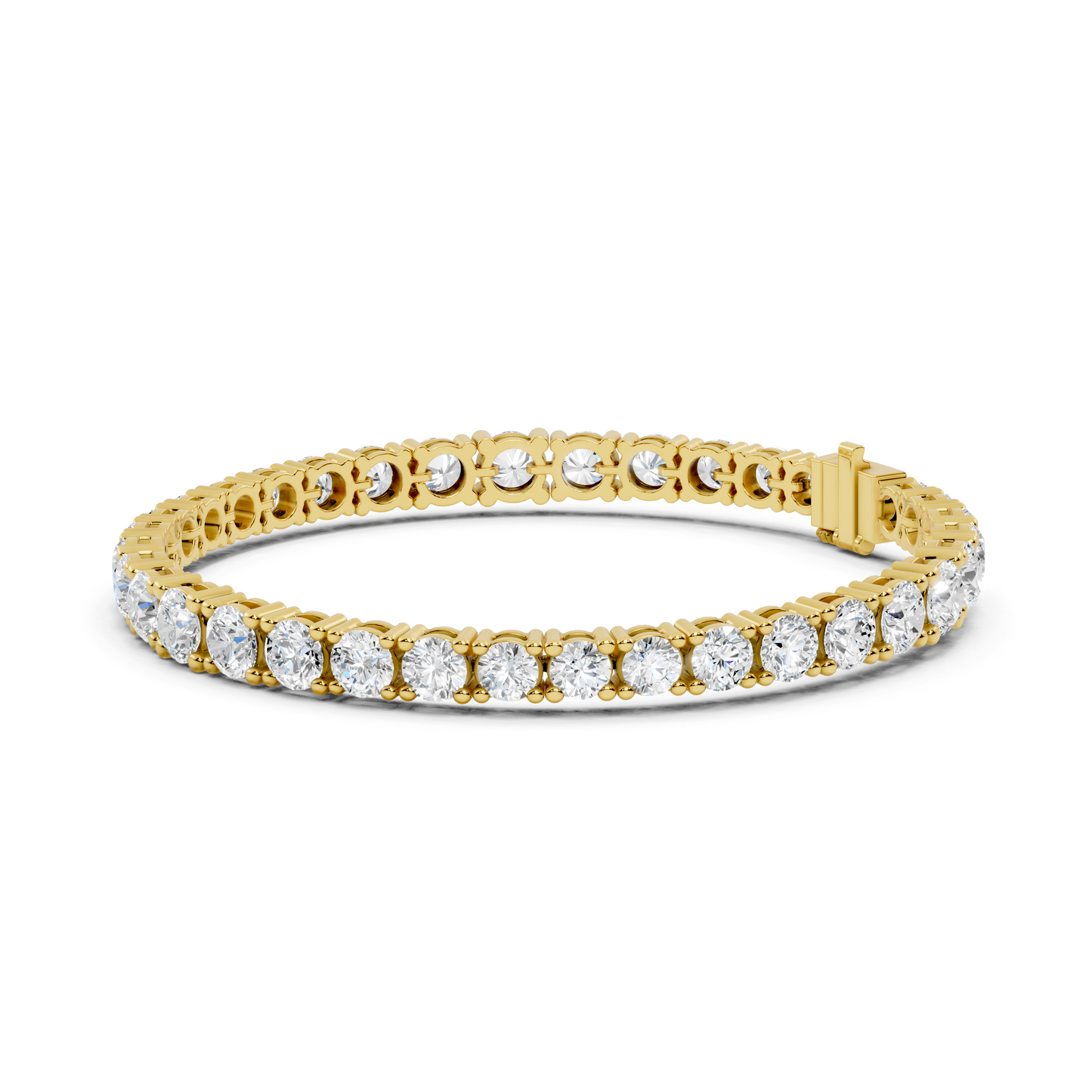 Rose Gold Diamond Tennis Bracelet – Round Cut Elegance