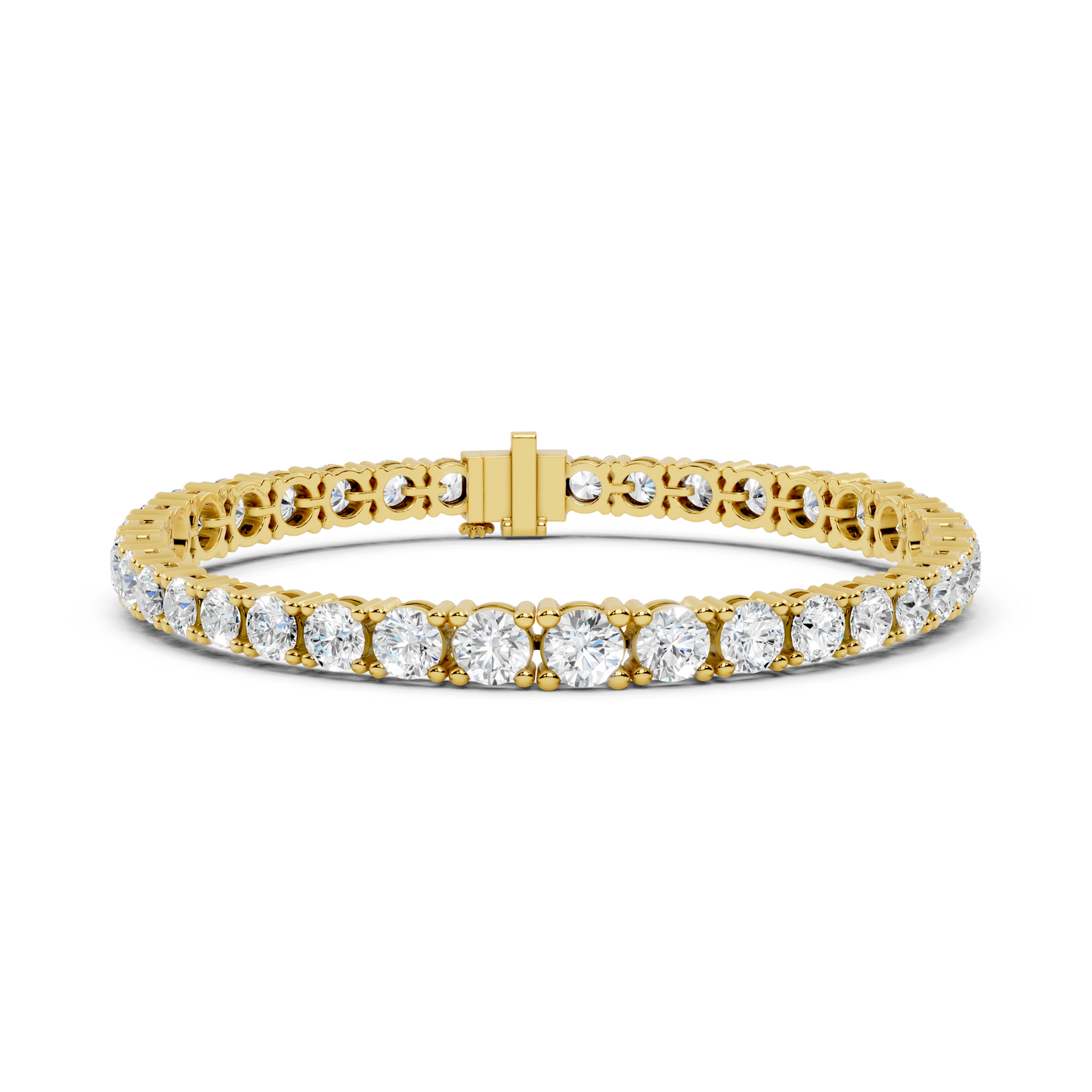 Rose Gold Diamond Tennis Bracelet – Round Cut Elegance