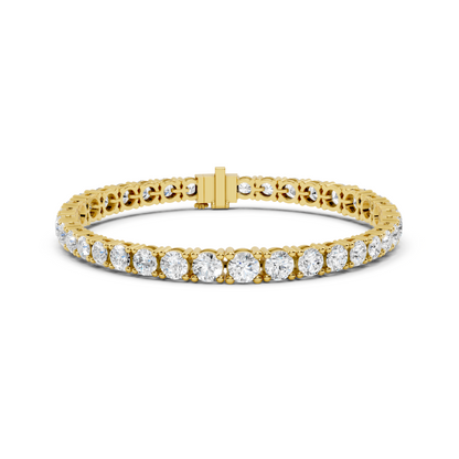 Rose Gold Diamond Tennis Bracelet – Round Cut Elegance