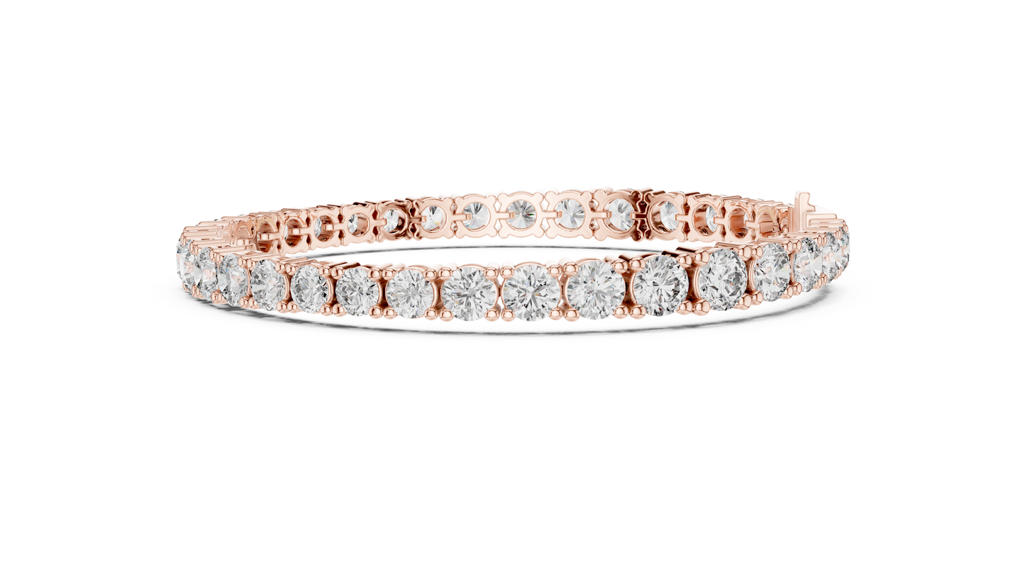 Gold Diamond Tennis Bracelet – Round Cut Brilliance