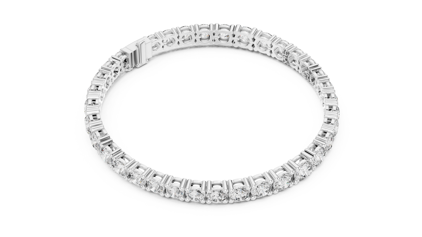 Gold Diamond Tennis Bracelet – Round Cut Brilliance