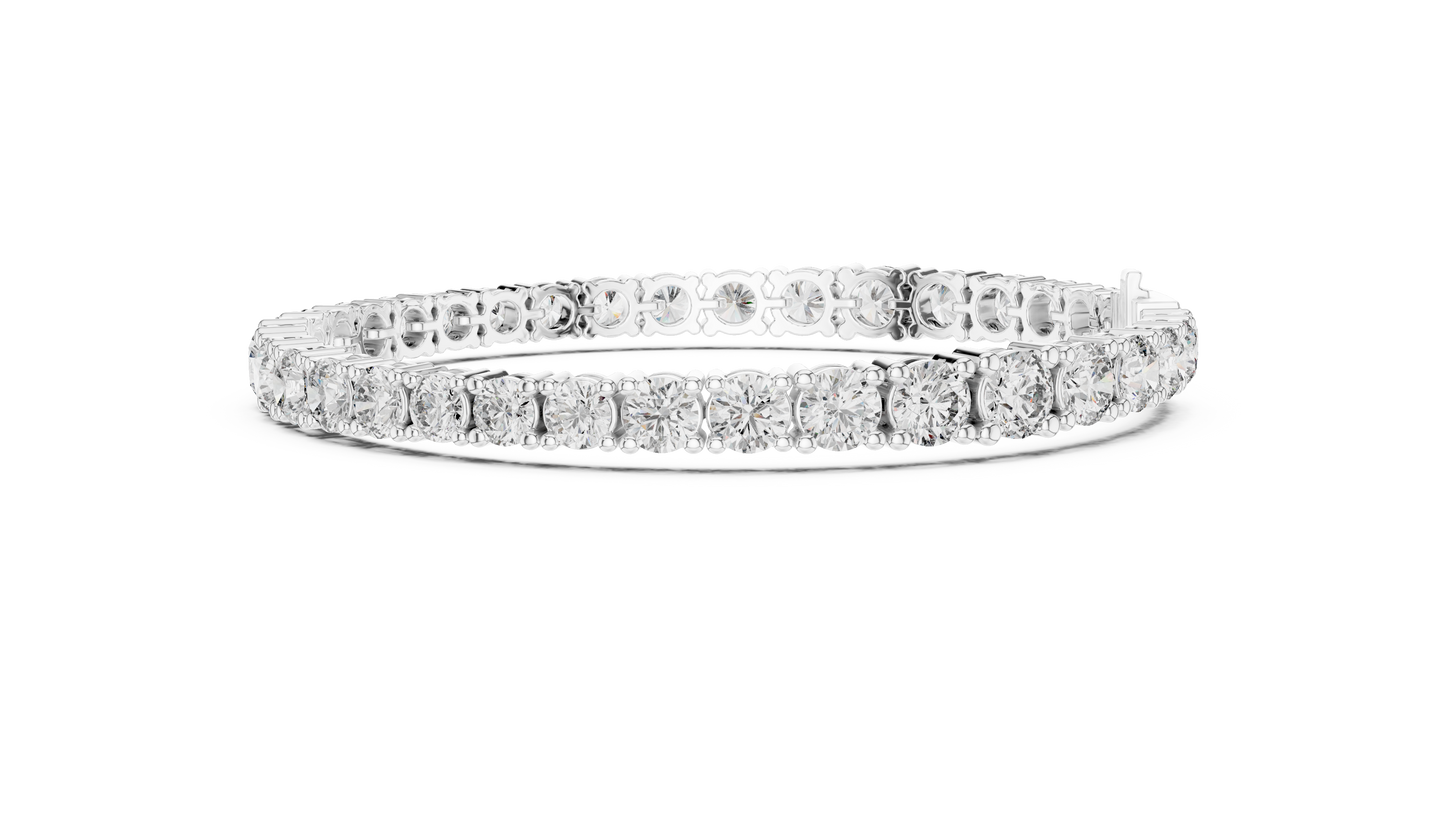 Gold Diamond Tennis Bracelet – Round Cut Brilliance