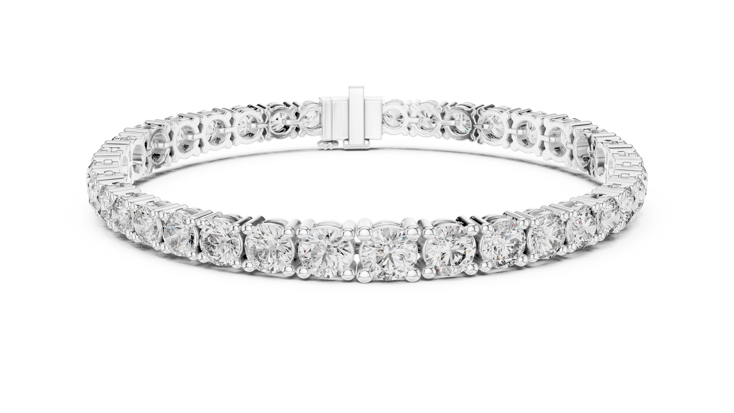 Gold Diamond Tennis Bracelet – Round Cut Brilliance