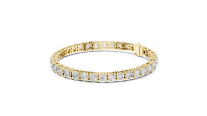 Gold Diamond Tennis Bracelet – Round Cut Brilliance