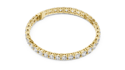 Gold Diamond Tennis Bracelet – Round Cut Brilliance