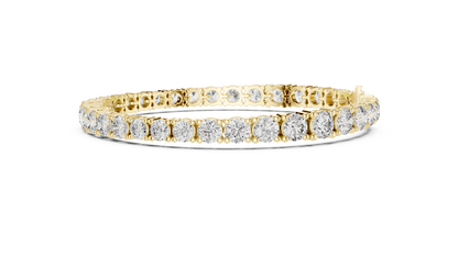Gold Diamond Tennis Bracelet – Round Cut Brilliance