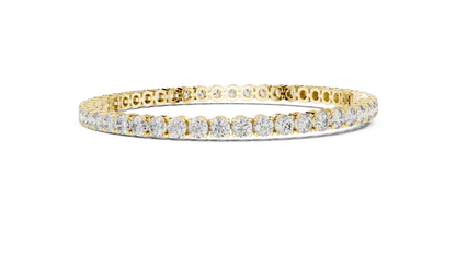 15 Pointer Round Diamond Tennis Bracelet in Rose Gold | Elegant Fine Jewelry