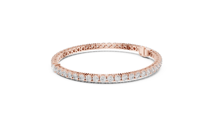Center 25 Pointer Pear Cut & Round Lab-Grown Diamond Tennis Bracelet