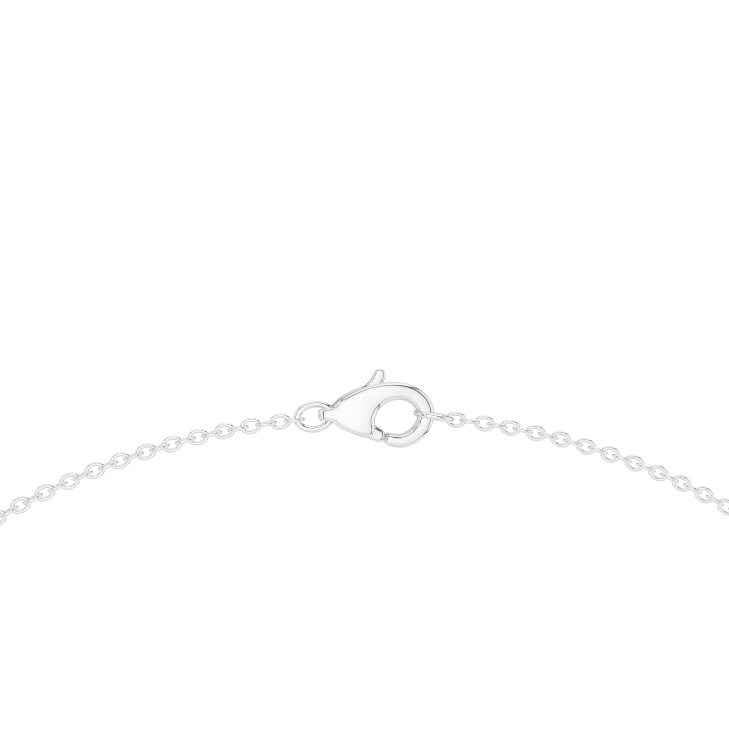 Luxury Oval Solitaire Lab Grown Diamond Necklace in Yellow Gold