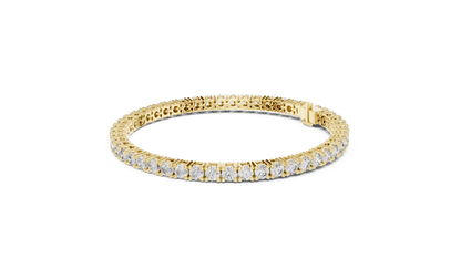 Round Diamond Tennis Bracelet in 14K White Gold