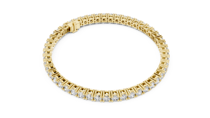 Round Diamond Tennis Bracelet in 14K White Gold