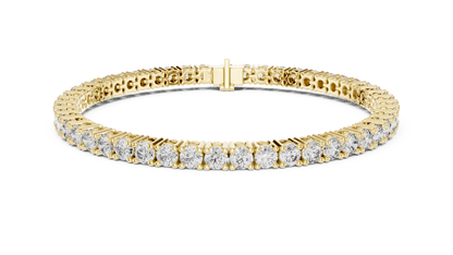Round Diamond Tennis Bracelet in 14K White Gold