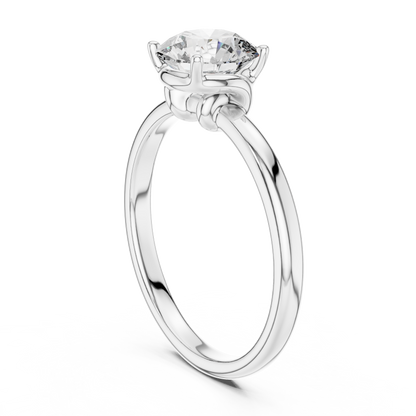 Timeless Round Lab Grown Diamond Engagement Ring