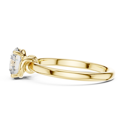 Timeless Round Lab Grown Diamond Engagement Ring