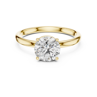 Timeless Round Lab Grown Diamond Engagement Ring